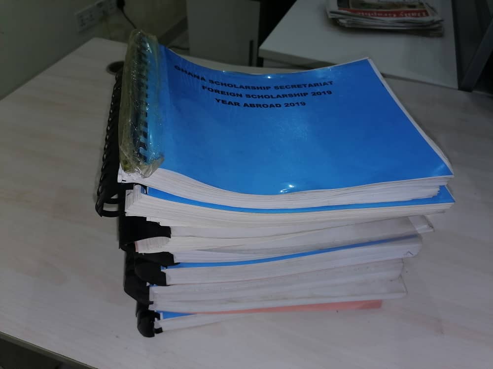 The Scholarship Secretariat provided these booklets instead of the PDF-format data we requested.