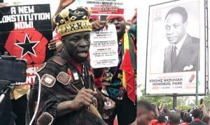 And they sang ‘Arise Ghana youth!’ – #FixTheCountry protesters want Nkrumah back