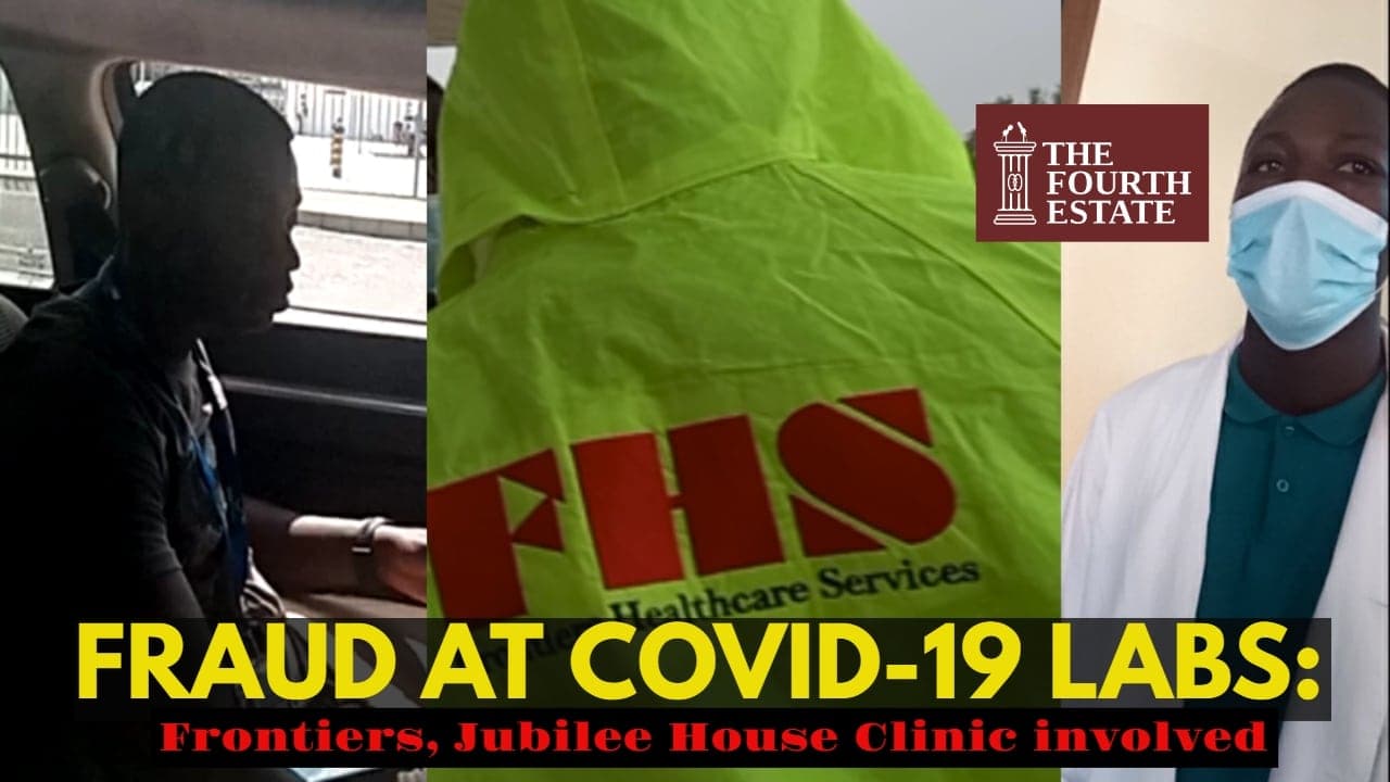 FRAUD AT COVID-19 LABS: Frontiers, Jubilee House Clinic Involved