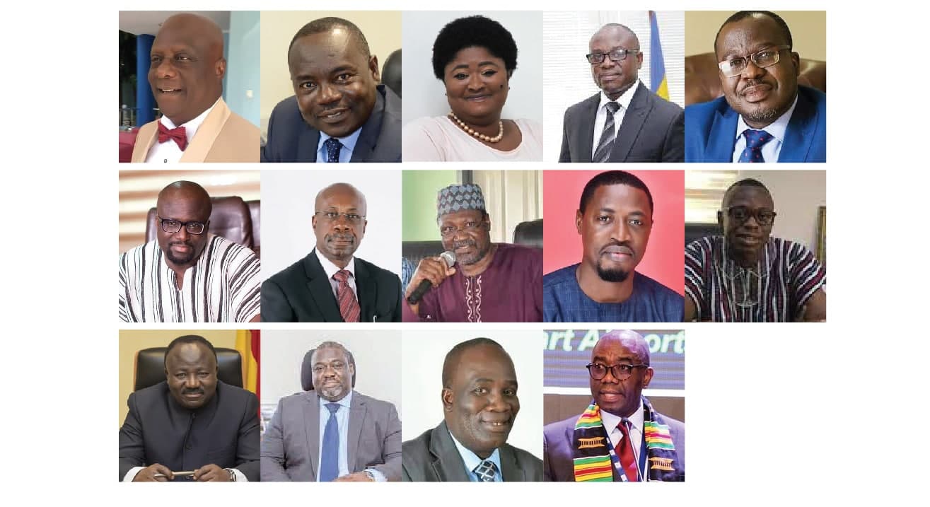 Heads of public institutions sacked in Akufo-Addo’s tenure