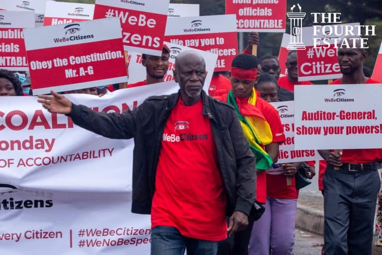 CSO leaders march 1.7km to demand recovery of GH¢17bn in taxpayer funds