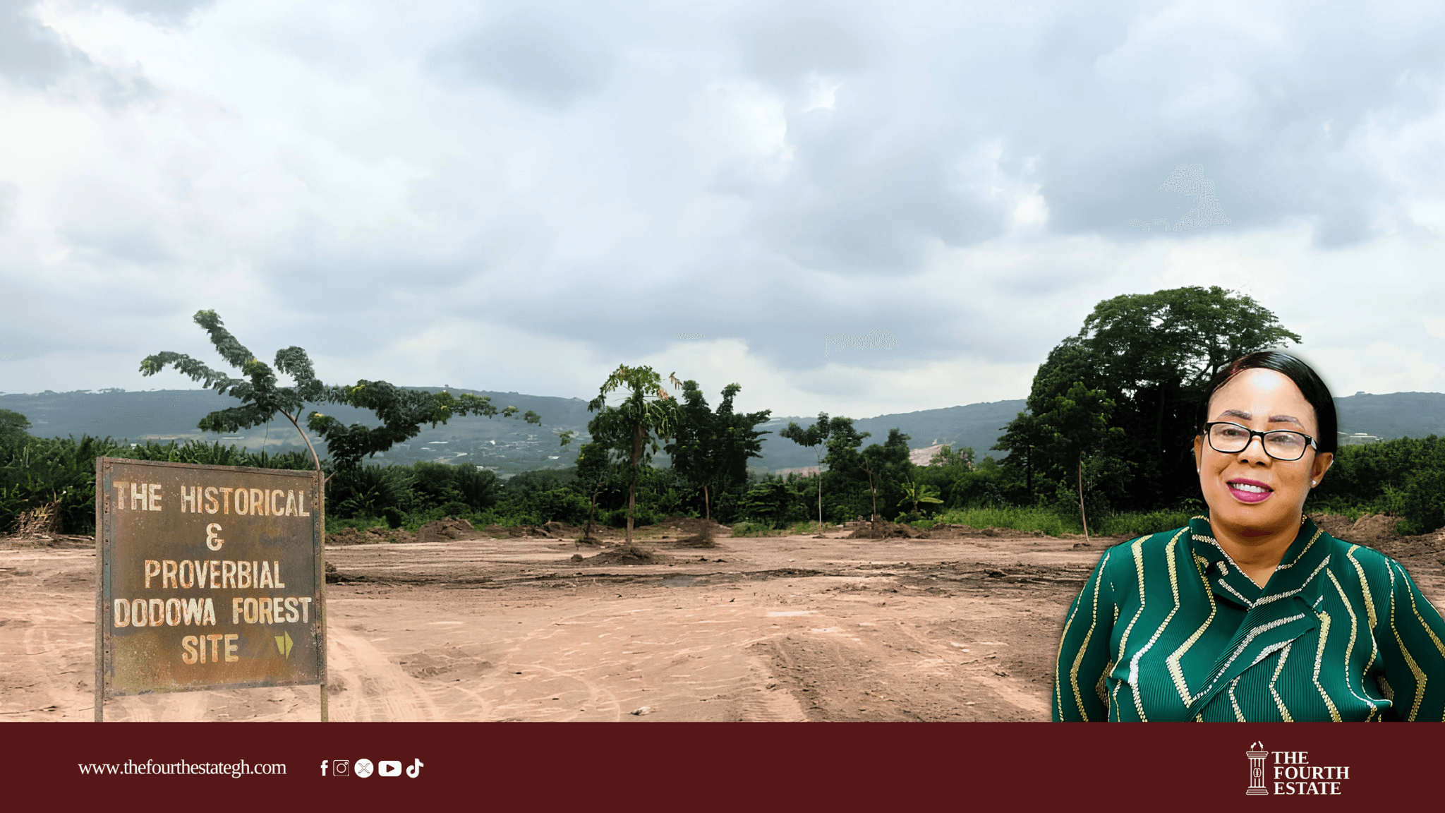 Huge swathe of Dodowa Forest cleared to relocate traders, raising alarm among environmentalists