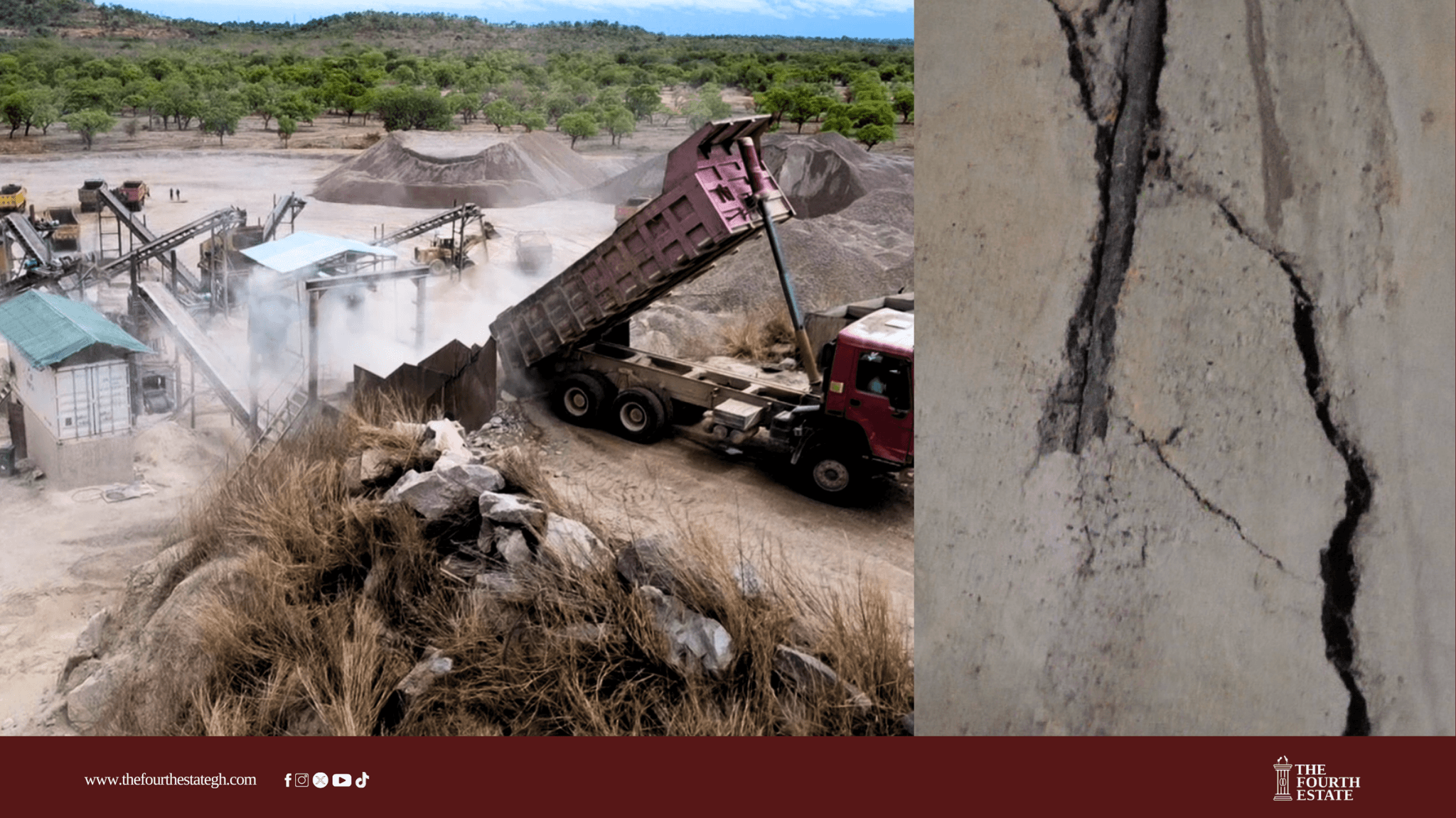 Quarry blasts leave a trail of damage in Pwalugu
