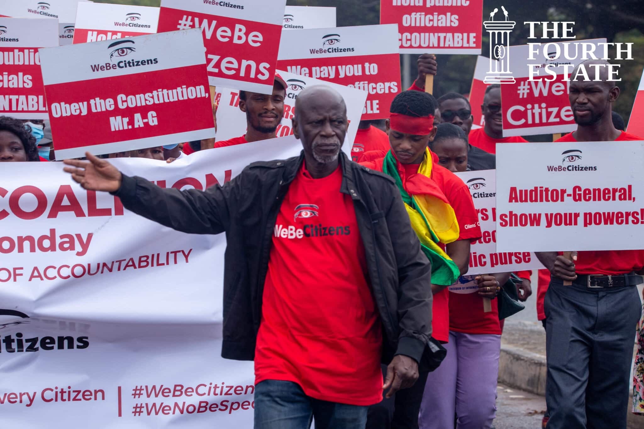 CSO leaders march 1.7km to demand recovery of GH¢17bn in taxpayer funds