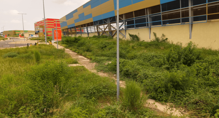 Weeds Overrun $145m Borteyman Sports Complex two years after African Games