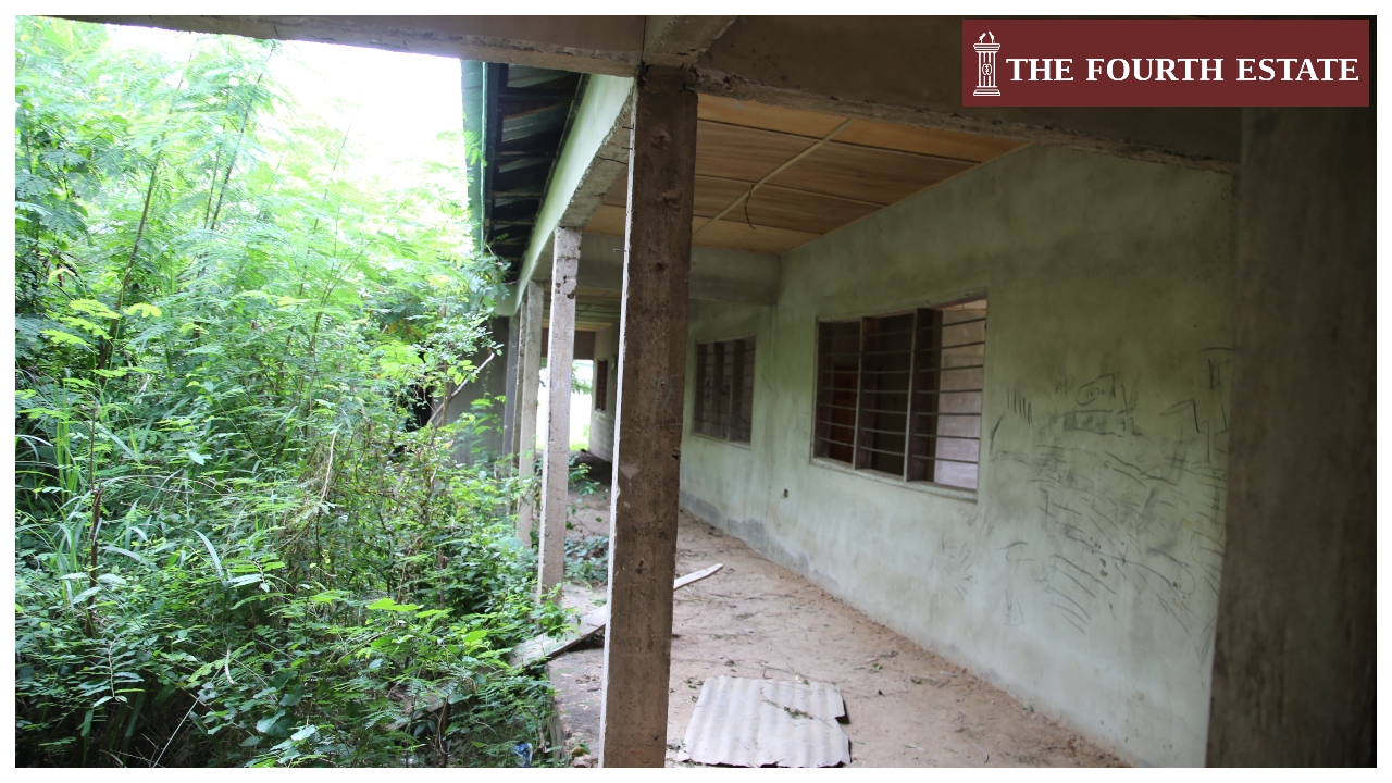 uncompleted dormitory at Three Kings Special School