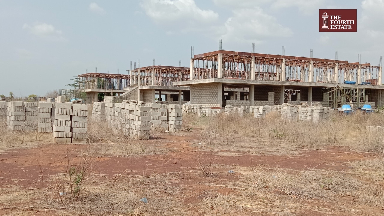 Abandoned E Block at Adamsu in the Jaman South District 3