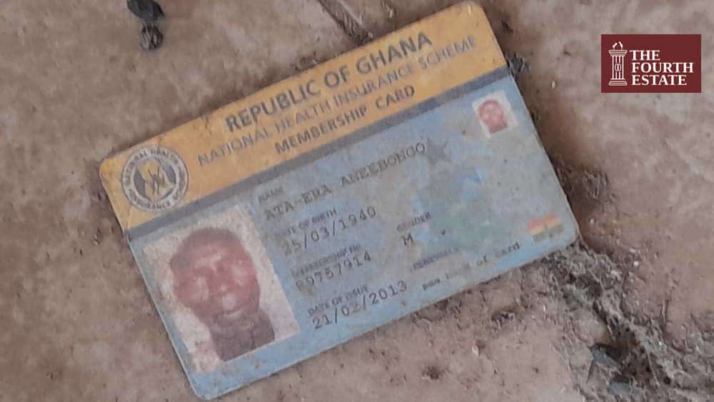 An identity card spotted inside the community information centre in Talensi. 4