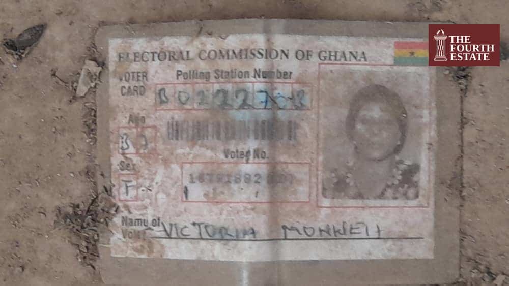 One of the identity cards spotted inside the community information centre in Talensi. 3