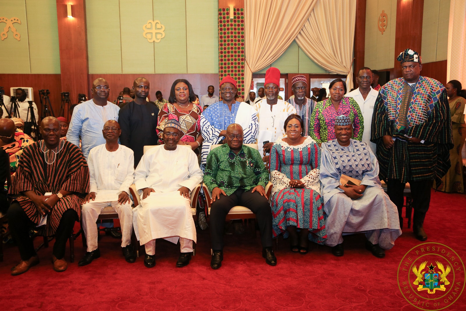 Executives of the Development Authorities with President and Vice President of Ghana