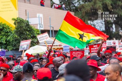 Protesters including notable faces of the minority MPs in Ghana's Parliament calls BoG governor dismissal