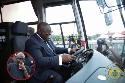 Dr Bawumia, who claims he was a conductor in a commercial bus (Akufo-Addo's administration) is hoping to take over from the president