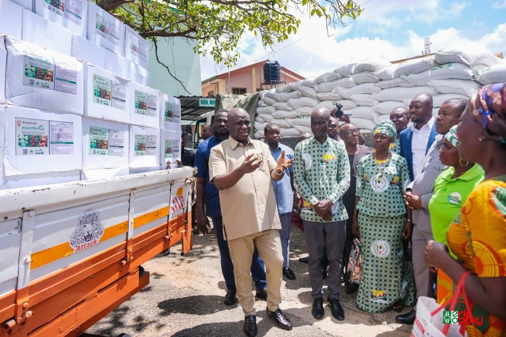 Ministry of Food and Agriculture Minister launches Distribution of Fertilizer